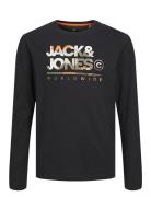 Jjluke Tee Ls Crew Neck Mni Jack & J S Black