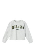 Nkflosefine Ls Loose Short Sweat Unb Name It Grey