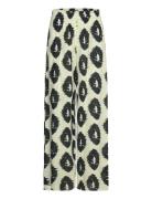 Wideleg Printed Trousers Mango Green