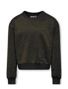 Koglaura L/S Short Glitter O-Neck Ub Swt Kids Only Black