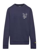 3D Eagle Graphic Sweatshirt Lyle & Scott Navy