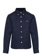 Shield Oxford Bd Shirt GANT Navy