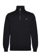 Casual Cotton Half Zip GANT Black