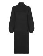 Yasbalis Ls Funnel Knit Dress S. Noos YAS Black