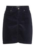 Dnm Mini Skirt Hw Cord Clr Tommy Hilfiger Navy