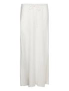 Tie Long Skirt Mango White