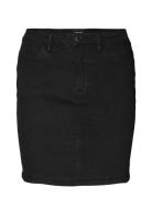 Vmluna Hr Denim Skirt Mix Ga Vero Moda Black