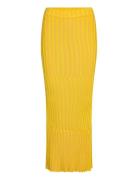 Striped Rib Skirt House Of Dagmar Yellow