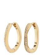 True Recycled Hoop Earrings Pilgrim Gold