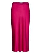 Hana Satin Silk Skirt Ahlvar Gallery Red