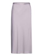 Recycled Cdc Bias Cut Midi Skirt Calvin Klein Purple