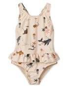 Amara Printed Swimsuit Liewood Cream