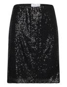 Visparkling Hw Short Skirt/Ka Vila Black