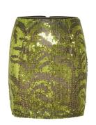 Paisleygz Mini Skirt Gestuz Green