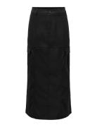 Onldorothy Hw Long Cargo Skirt Pnt ONLY Black