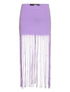 Light Jersey Maxi Skirt ROTATE Birger Christensen Purple