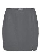 Objlisa Mw Mini Skirt Noos Object Grey