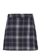 Pleated Mini-Skirt Mango Navy