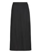 Vmmymilo Hw 7/8 Skirt Wvn Ga Vero Moda Black