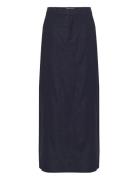 Lizagz Linen Hw Skirt Gestuz Navy