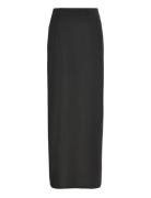 Slfnola Hw Ankle Slim Skirt Selected Femme Black