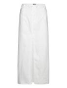 Sita Linen Maxi Skirt Bardot White