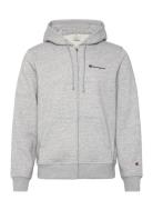 Full Zip Hoodie Sweatshirt Champion Grey