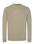 Rounded Hem Longsleeve Tom Tailor Khaki