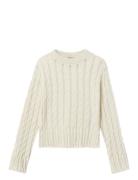 Nlflinje Ls Short Knit LMTD White