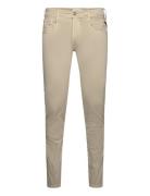 Anbass Trousers Slim Hyperflex Colour Xlite Replay Beige