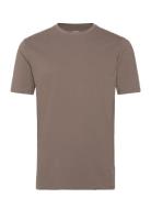 Mens Stretch Crew Neck Tee S/S Lindbergh Brown