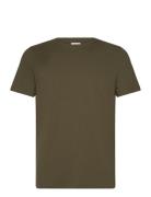 Mouliné O-Neck Tee S/S Lindbergh Green