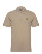 Plain Polo Shirt Lyle & Scott Beige