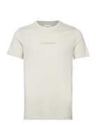 Lindbergh Print Tee S/S Lindbergh Cream