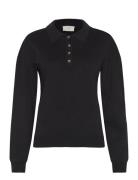 Als Polo Knit Top NORR Black