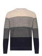 Structure Mix Crewneck Knit Tom Tailor Patterned