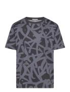 Regular Printed T-Shirt Tom Tailor Grey