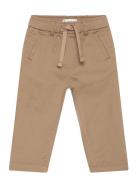 Elastic Waist Trousers Mango Brown