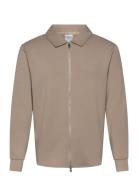 Slhemanuel Soft Full Zip Sweat Noos Selected Homme Beige