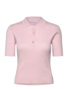 Tight Knit Polo Coster Copenhagen Pink