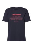 Cc Heart Soulmate T-Shirt - Mid Sleeve Coster Copenhagen Navy