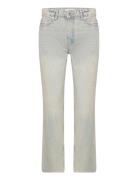 Blanca Straight-Fit Cropped Jeans Mango Blue