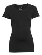 Classic S/S Top Boob Black