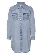 Denim Shirt Dress Wrangler Blue