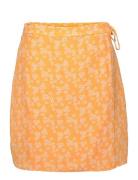 Enmallow Short Skirt Aop 6902 Envii Orange