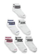 Converse Basic Wordamark Crew Socks 6-Pack Converse White