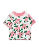 Roses Aop Ss Tee Mini Rodini Pink