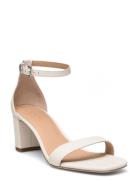 Logan Nappa Leather Sandal Lauren Ralph Lauren White