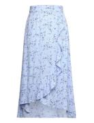 Skirt Long With Flounce Lindex Blue