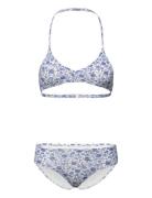 Bikini Triangle Aop Lindex Blue